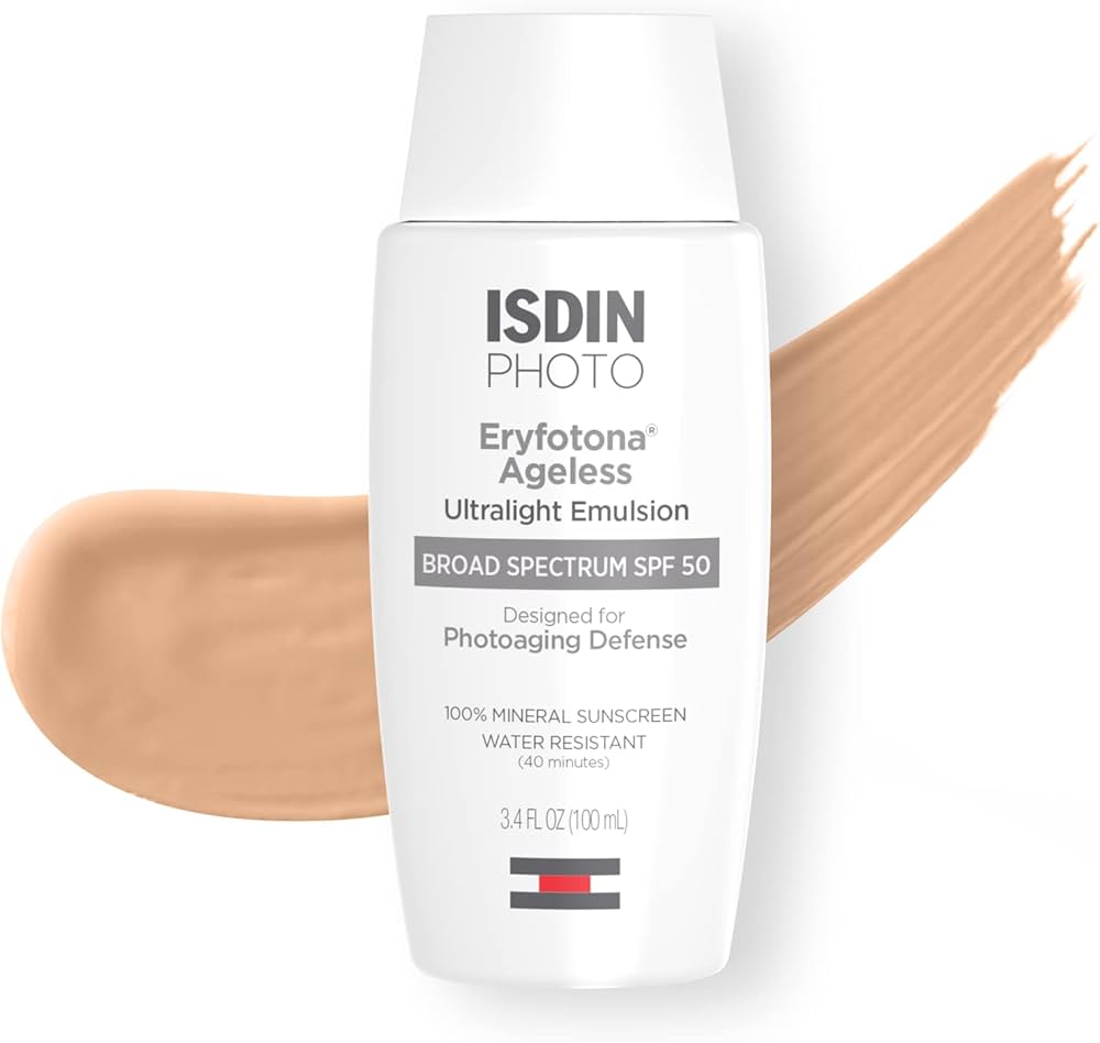 Isdin Eryfotona Ageless Ultralight Tinted Mineral Sunscreen